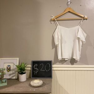 Topshop Cold Shoulder Blouse